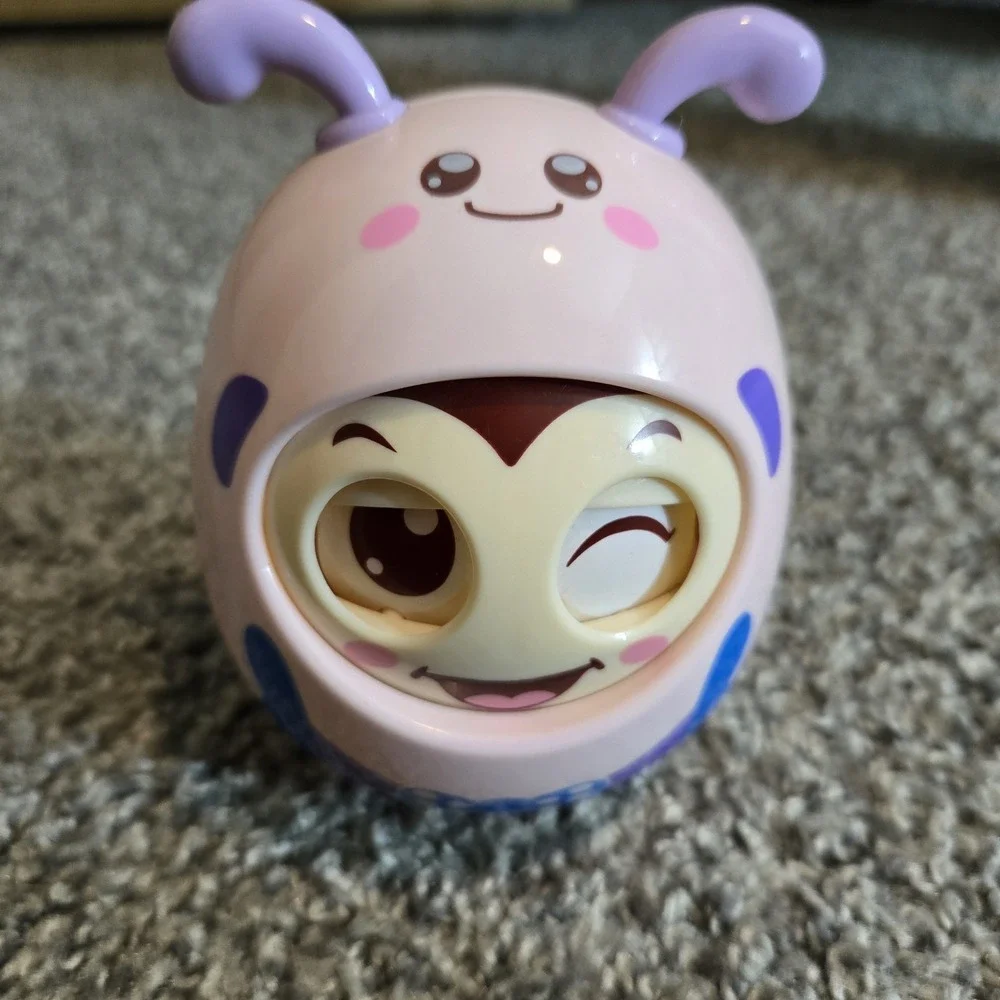 Soothing Baby Tumbler Rocking Infant Toy Grasping Sensory Toy Eyes Open Close‎